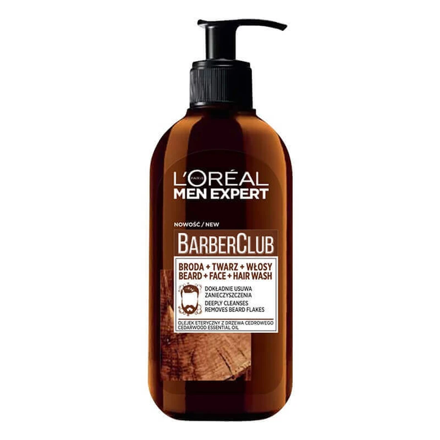 L Oreal Paris Men Expert Barber Club 3 в 1 Гель для ухода за кожей, 200 мл: цены и характеристики
