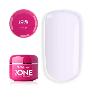 Silcare Gel Base One Nail Builder Gel Violet, 30 г