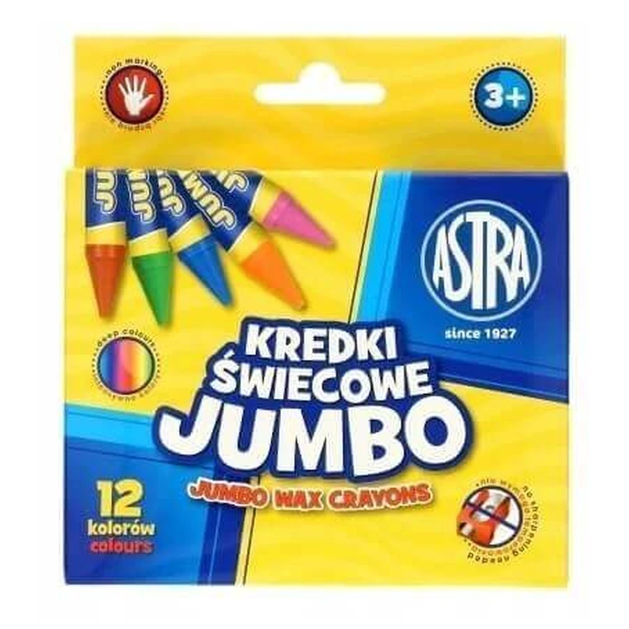Astra, восковые мелки, 12 цветов: цены и характеристики