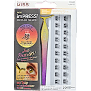 KISS Kit gene false natural Impress Press-On, 1 Kit