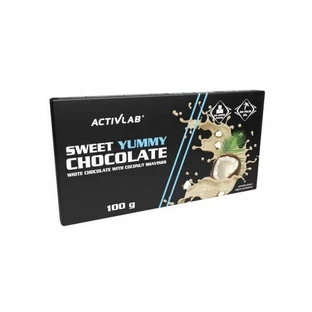 Sweet Yummy Chocolate, Білий шоколад з кокосовою стружкою, 100 г