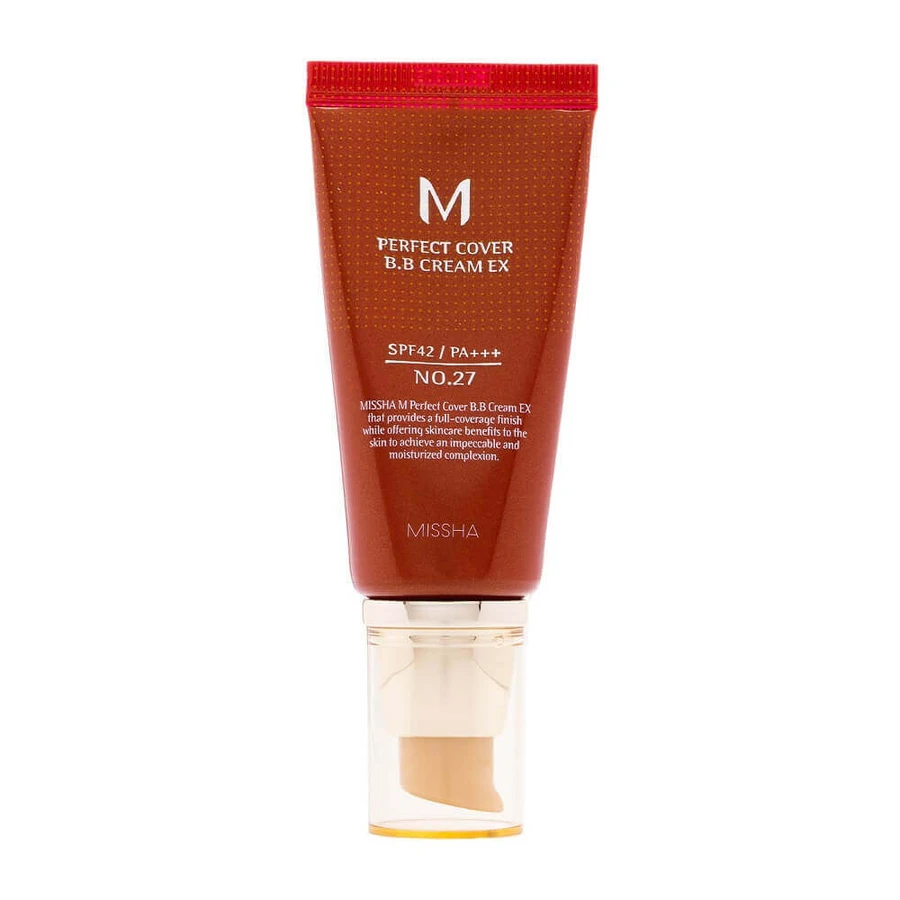 ВВ-крем Missha M Perfect Cover SPF42 Багатофункціональний ВВ-крем № 27 Медово-бежевий, 50 мл: ціни та характеристики