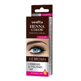 Гелева фарба для брів і вій Venita 3.0 Brown
