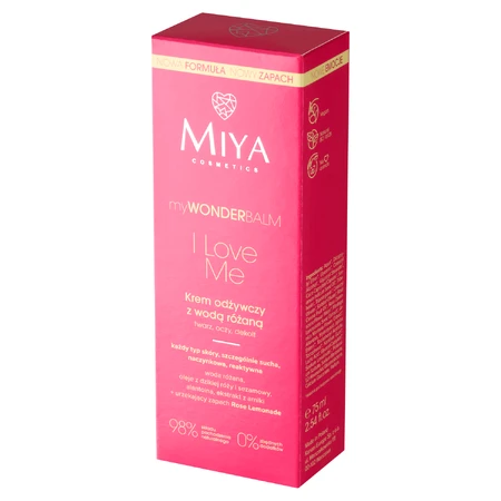 Miya Cosmetics myWONDERBALM I Love Me Rose Water Replenishing Cream, 75 мл: цены и характеристики