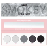 Палетка тіней Miyo The Five Points Palette Smokey Eyeshadow Palette, 6,5 г