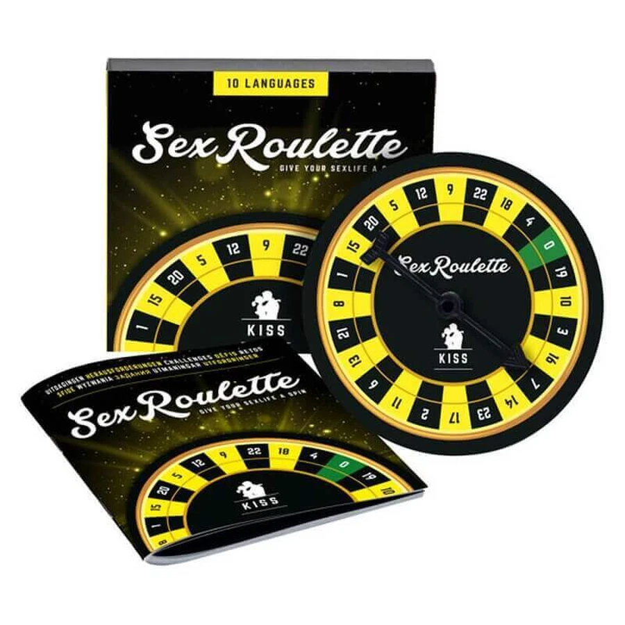 Багатомовна еротична гра Tease & Please Sex Roulette Kiss: ціни та характеристики