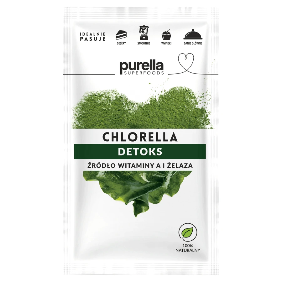 Purella Superfoods Хлорела, порошок, 21 г: ціни та характеристики