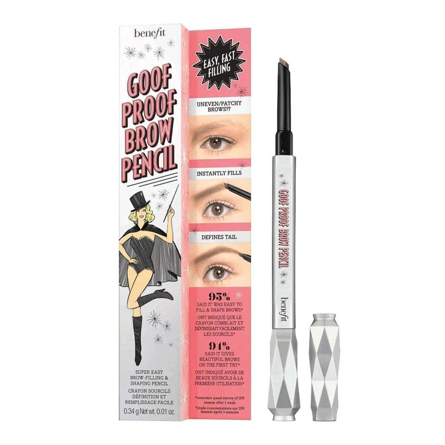 Карандаш для бровей Benefit Goof Proof Eyebrow Pencil 3.5, нейтральный средне-коричневый, 0,34 г: цены и характеристики