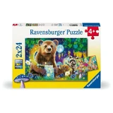 Пазл Лесные друзья, 4 года+, 2х24 детали, Ravensburger