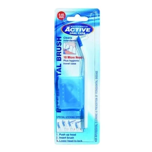 Щітка Active Interdental 1 шт + 10 головок 0,45 мм мікро