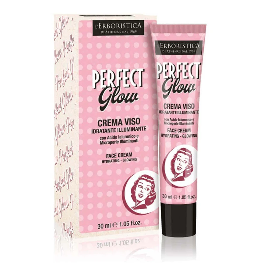 L Erboristica Perfect Glow освітлюючий і зволожуючий крем для обличчя з гіалуроновою кислотою, 30 мл: ціни та характеристики