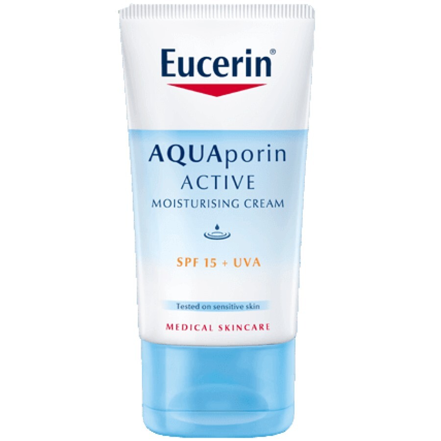 Крем для обличчя Eucerin AQUAporin Active SPF15 + UVA для всіх типів шкіри, 40 мл: ціни та характеристики