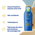 Набір Nivea Sun Shine Control, матуючий крем для обличчя з високим ступенем захисту, SPF 30, 50 мл + зволожуючий лосьйон від сонця, SPF 50+, 200 мл + безкоштовна сумка-рюкзак: ціни та характеристики