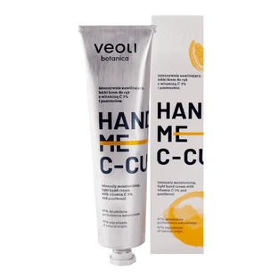 Veoli Botanica Интенсивный увлажняющий легкий крем для рук с витамином С 3% и пантенолом, 75 мл