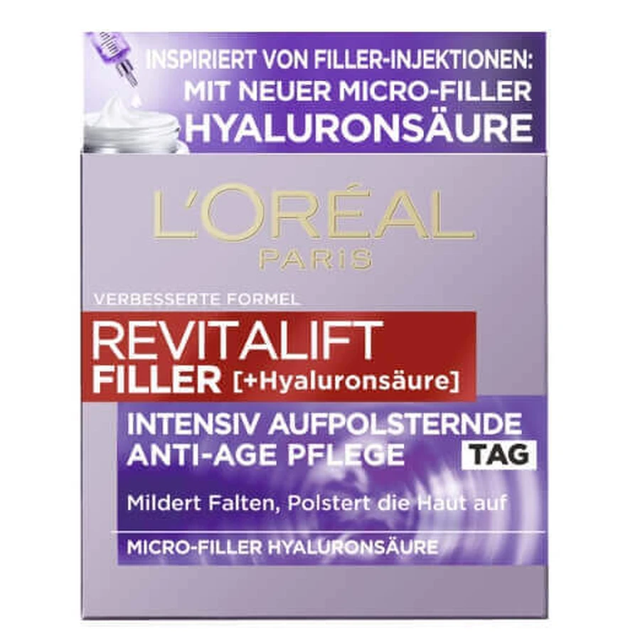 Loreal, Revitalift Filler, Дневной крем, 50 мл: цены и характеристики