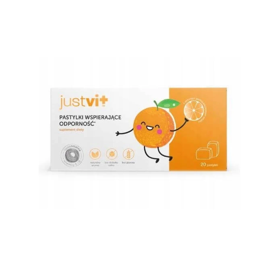 Пастилки Justvit для підтримки імунітету, 20 пастилок: ціни та характеристики