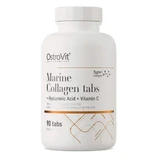 Морской коллаген + Гиалуроновая кислота + Витамин С OstroVit Marine Collagen + Hyaluronic Acid + Vitamin C, 90 таблеток