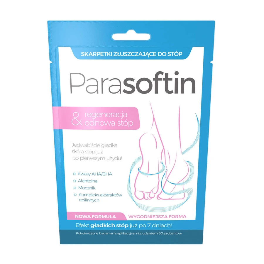 Parasoftin Regenerare și reînnoire, șosete exfoliante pentru picioare, 1 pereche: цены и характеристики