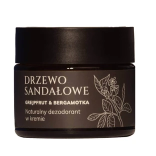 Натуральный дезодорирующий крем Mglife Sandalwood с ароматом грейпфрута и бергамота, 50 мл