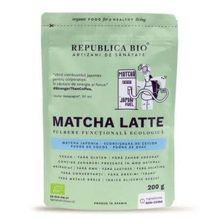 Матча Латте эко Матча порошок, 200 г, Republica Bio