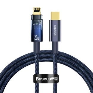 Baseus CATS000003 Lightning - Кабель USB-C 20W 480Mb/s 1m - Blue