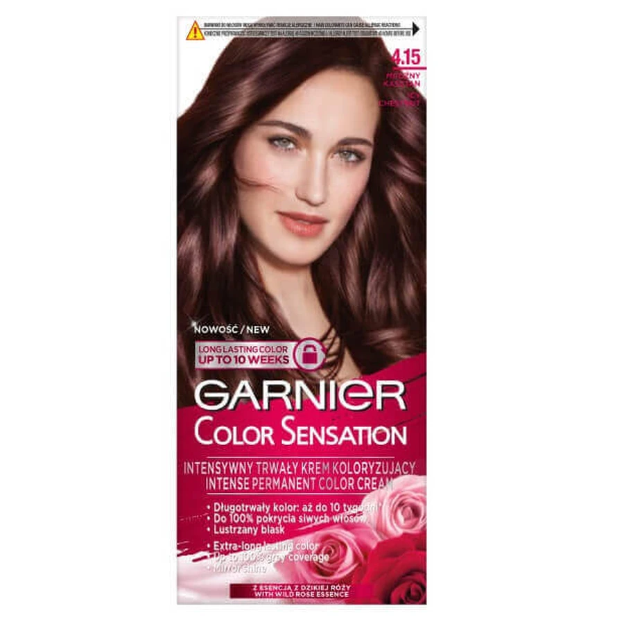 Garnier Color Sensation Крем-краска для волос 4.15 Mrona Chestnut: цены и характеристики