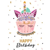 Открытка KW Cake Unicorn