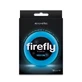 NS Novelties Firefly Halo Medium Glow in the Dark Cock Ring Blue