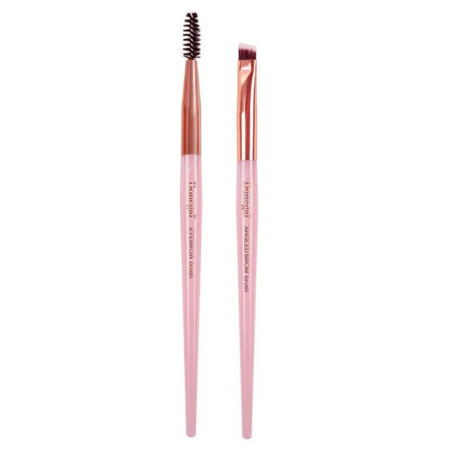 Кисть для контурирования бровей Donegal Mineral Pink + Кисть для бровей и ресниц: цены и характеристики