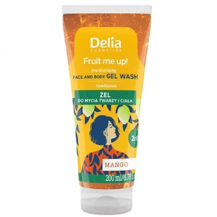 Гель для ухода за кожей лица и тела Delia Fruit Me Up! Mango, 200 мл