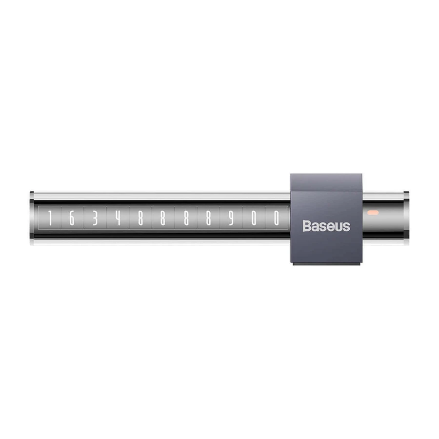 Номерний знак Baseus на приладову панель, сірий: ціни та характеристики