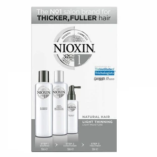 Шампунь для волос Nioxin System 1, 150 мл + Кондиционер для волос, 150 мл + Уход, 50 мл
