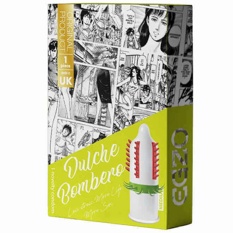 Exo Dulche Bombero Condom з пестливими шипами і точками Medium, 1 шт: ціни та характеристики