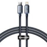 Baseus CAJY000201 Lightning - USB-C PD QC кабель 20W 480Mb/s 1.2m - чорний
