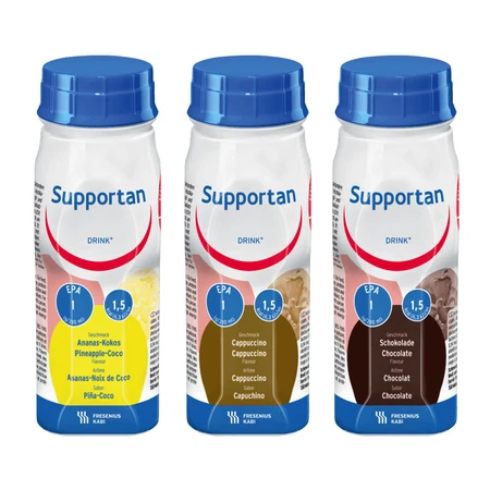 Энтеральное питание Supportan Drink, со вкусом шоколада, 4 х 200 мл: цены и характеристики