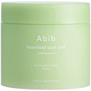 Abib Heartleaf Spot Pad Calming Touch Soothing Facial Pads, 80 штук