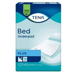Вбираючі прокладки Bed Plus, 60 x 90 см, 5 штук, Tena