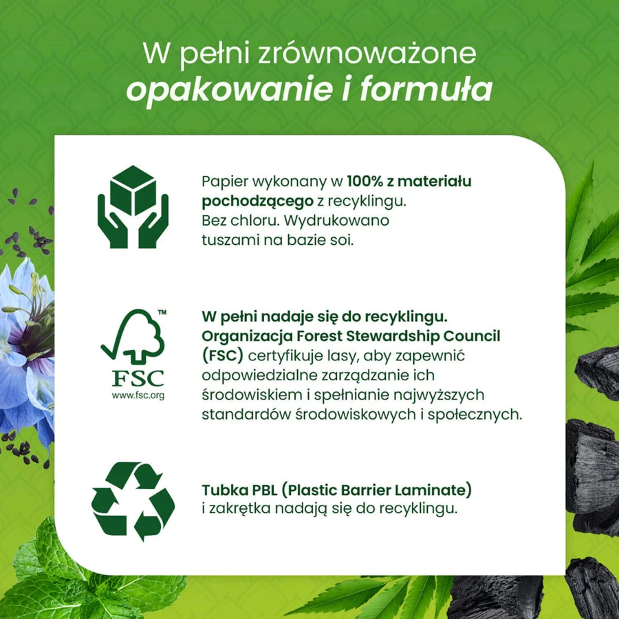 Зубна паста Himalaya Botanique проти нальоту з активованим вугіллям і олією чорного кимина, 75 мл: ціни та характеристики