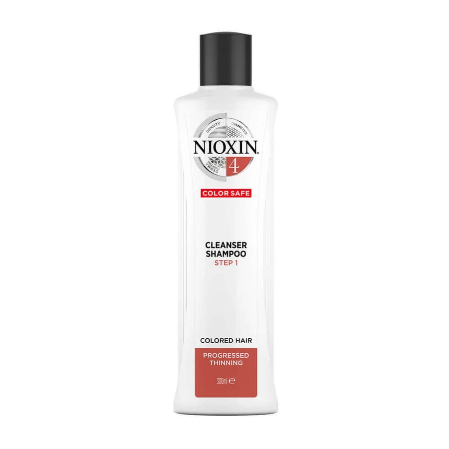 Очищаючий шампунь Nioxin System 4 для фарбованого волосся, яке значно стоншується, 300 мл: ціни та характеристики