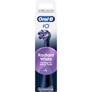 Oral-B iO Radiant White Black iO Radiant White Black Запасные насадки для щеток круглые, 4 шт.