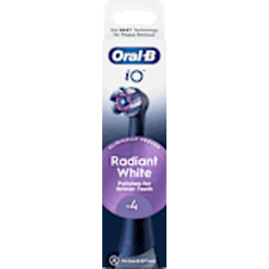 Oral-B iO Radiant White Black iO Radiant White Black Запасні насадки для щіток круглі, 4 шт.: ціни та характеристики
