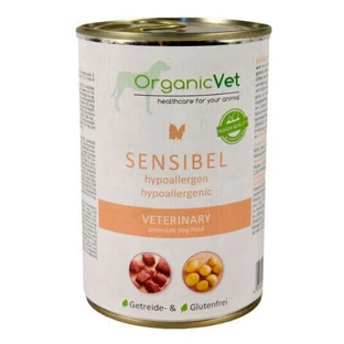 OrganicVet, Птиця, Гіпоалергенний вологий корм для собак, 400 г