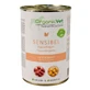 OrganicVet, Птиця, Гіпоалергенний вологий корм для собак, 400 г