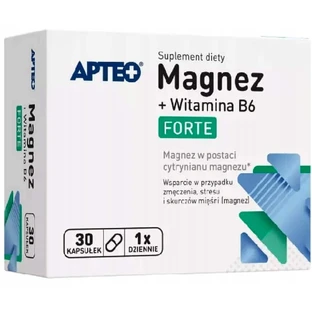Apteo Magnesiu Forte + Vitamina B6, 30 капсул