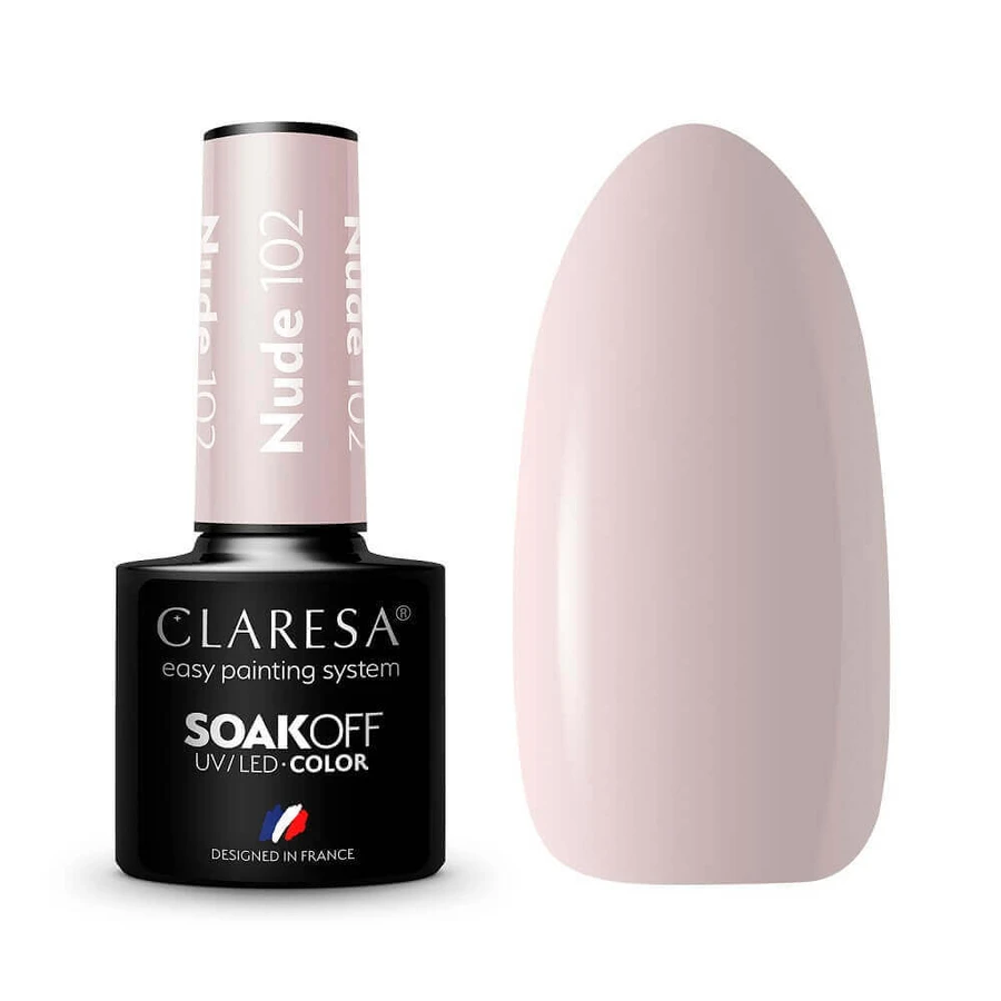 Claresa Soak Off UV/LED Nude Hybrid Varnish 102, 5g: цены и характеристики