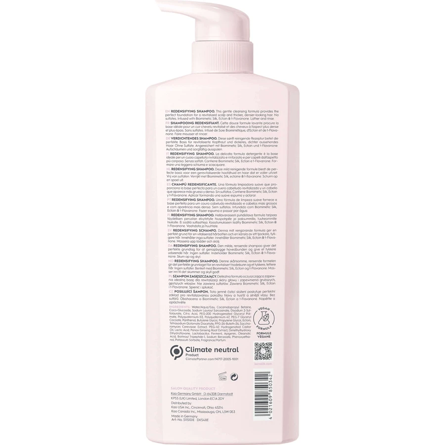 Шампунь Kerasilk Essentials Redensifying ущільнюючий 750мл: ціни та характеристики