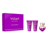 Versace Dylan Purple Pour Femme Set парфюмированная вода, 50 мл + гель для душа, 50 мл + лосьон для тела, 50 мл