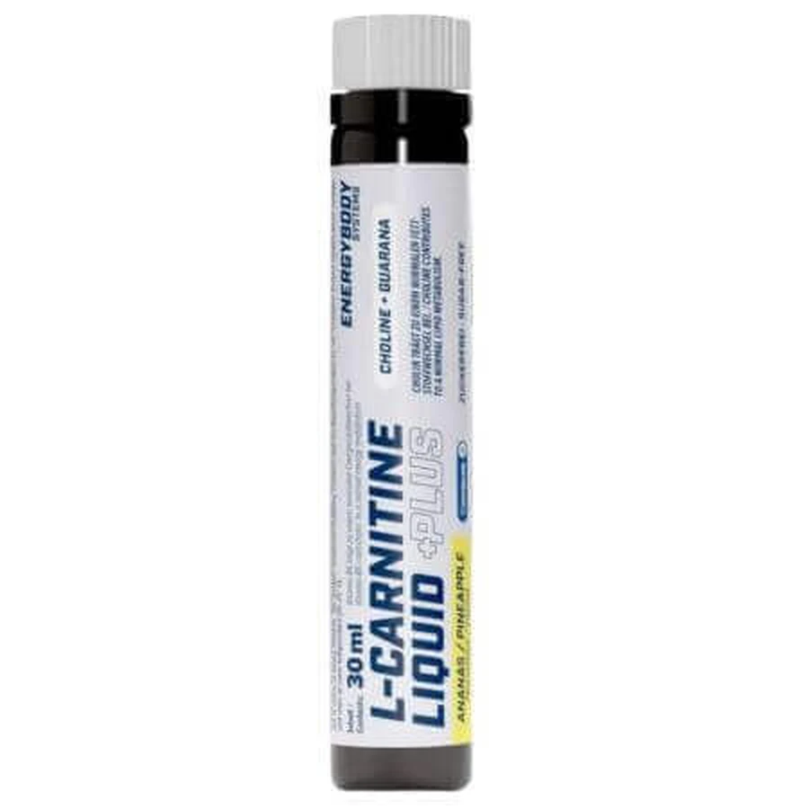 Жидкий карнитин со вкусом ананаса L-Carnitine Plus, 30 мл, Energybody: цены и характеристики