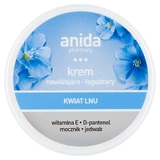 Anida, Увлажняющий и успокаивающий крем, цветок льна, 125 мл