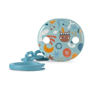 Suavinex, Forest Pacifier Clip, Blue